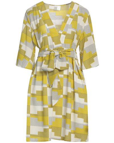 Anonyme Designers Mini Dress - Yellow