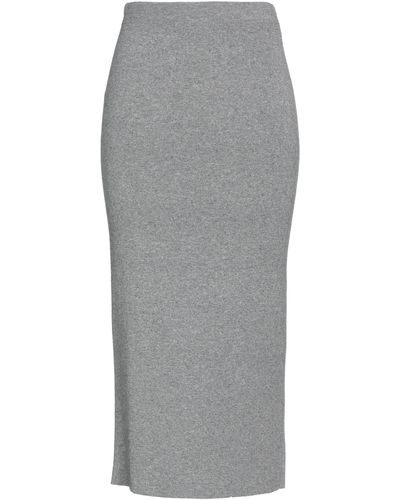 Stefanel Midi Skirt - Gray