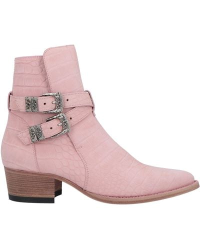 Amiri Ankle Boots - Pink