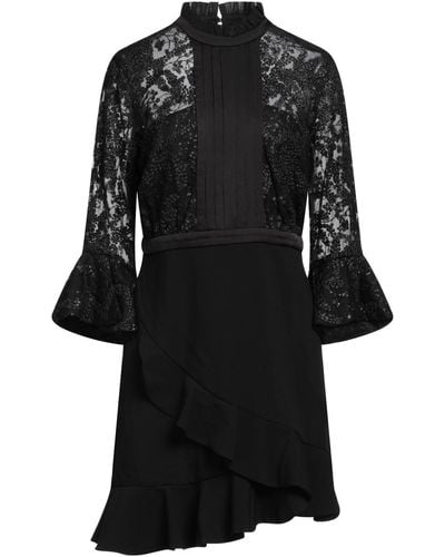 Three Floor Mini Dress - Black