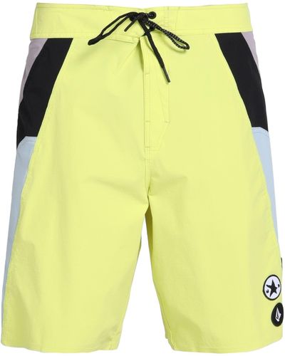 Volcom Beach Shorts And Trousers - Yellow