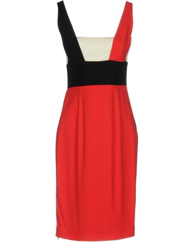 Fausto Puglisi Midi Dress - Red