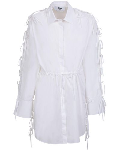 MSGM Maxi-Kleid - Weiß