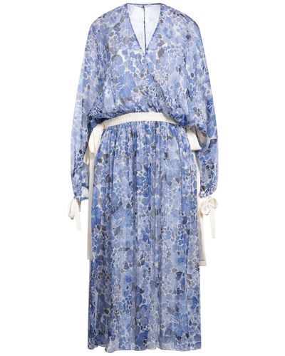Agnona 3/4 Length Dress - Blue