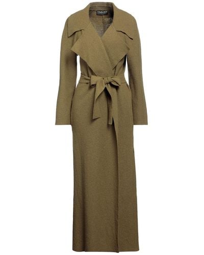 La Petite Robe Di Chiara Boni Overcoat - Green