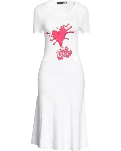Love Moschino Midi Dress - White
