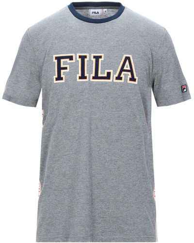 Fila Grey Cotton T-shirt
