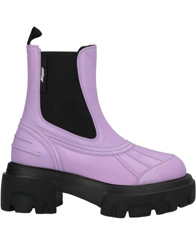 MSGM Ankle Boots - Purple