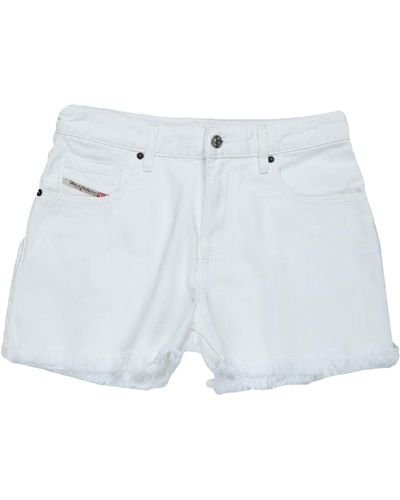 DIESEL Denim Shorts - White