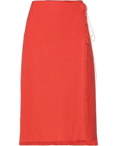Marni Midi Skirt - Red