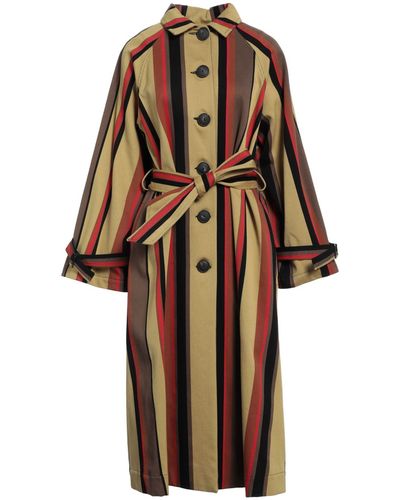 Alysi Overcoat & Trench Coat - Brown