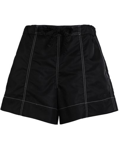 Ganni Shorts & Bermuda Shorts - Black