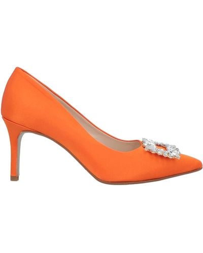 Marian Court Shoes - Orange