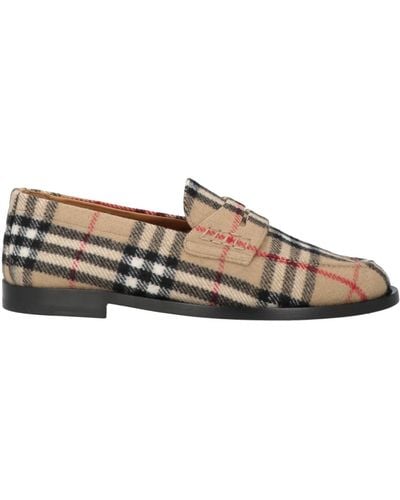 Burberry Loafers Textile Fibres - Brown