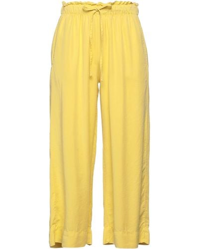 Deha Cropped Trousers - Yellow
