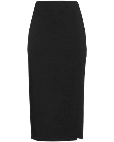 Souvenir Clubbing Midi Skirt Viscose, Polyester, Polyamide - Black