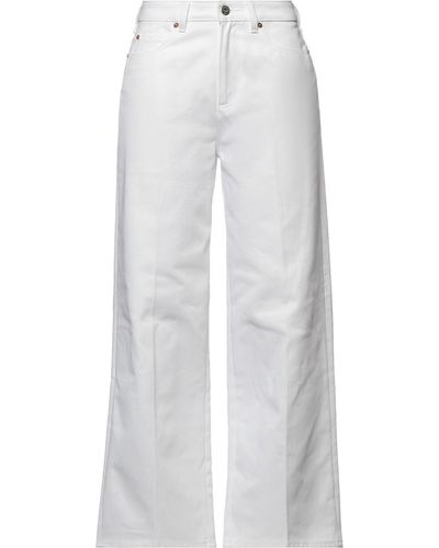 Valentino Garavani Denim Trousers - White
