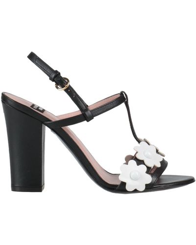 Boutique Moschino Sandals Leather - Metallic