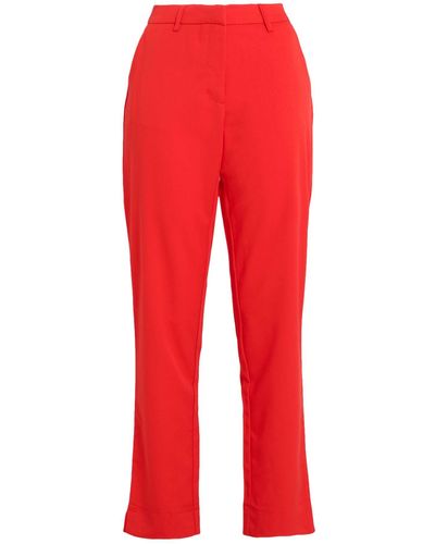 Pieces Trousers - Red