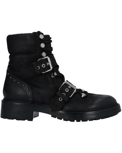 Strategia 40mm Leather Hiking Boots - Black
