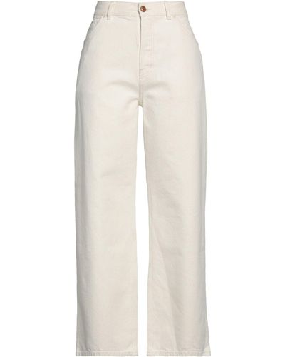 Chloé Pantaloni Jeans - Bianco