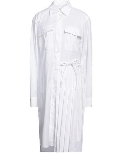 Dries Van Noten Midi-Kleid - Weiß