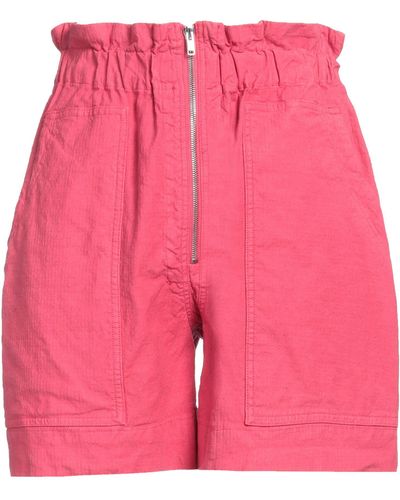 Isabel Marant Coral Shorts & Bermuda Shorts Linen, Cotton, Elastane - Pink