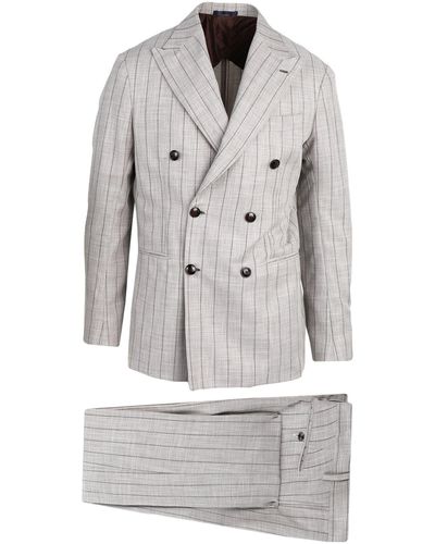 Barba Napoli Suit - Gray