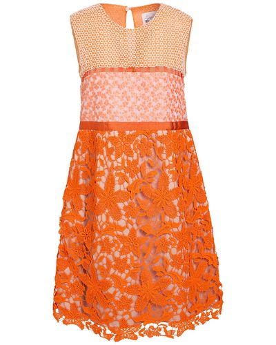 Si-jay Short Dress - Orange