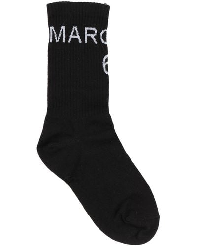 MM6 by Maison Martin Margiela Socks & Hosiery - Black