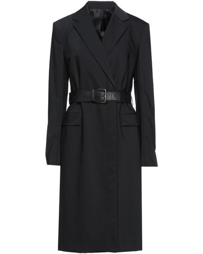 Helmut Lang Overcoat & Trench Coat - Black