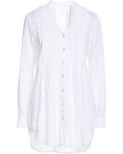 120% Lino Camicia - Bianco