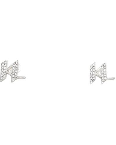 Karl Lagerfeld Boucles d'oreilles - Blanc