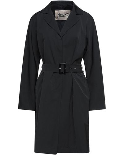 Herno Overcoat & Trench Coat - Black