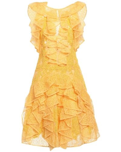 Ermanno Scervino Mini Dress - Yellow