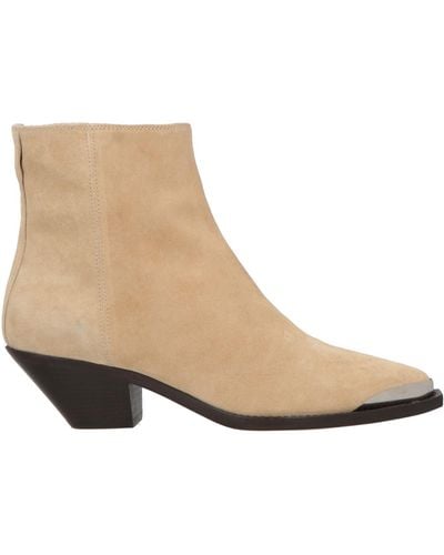 Isabel Marant Ankle Boots Calfskin - Natural
