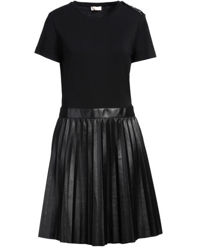 Liu Jo Mini Dress Polyester, Cotton, Elastane - Black