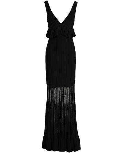 Hervé Léger Maxi-Kleid - Schwarz