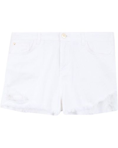 My Twin Denim Shorts Cotton - White