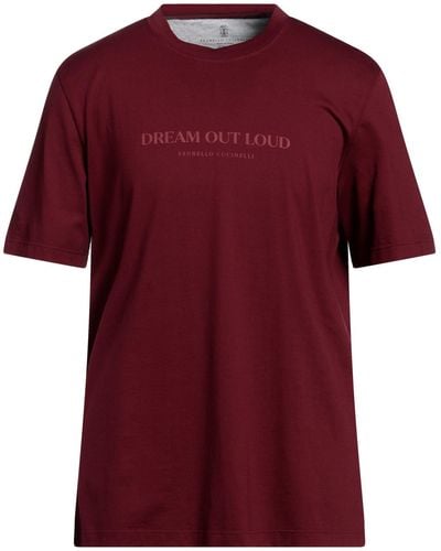 Brunello Cucinelli T-shirts - Rot