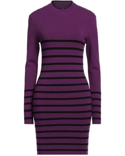 Angela Davis Short Dress - Purple