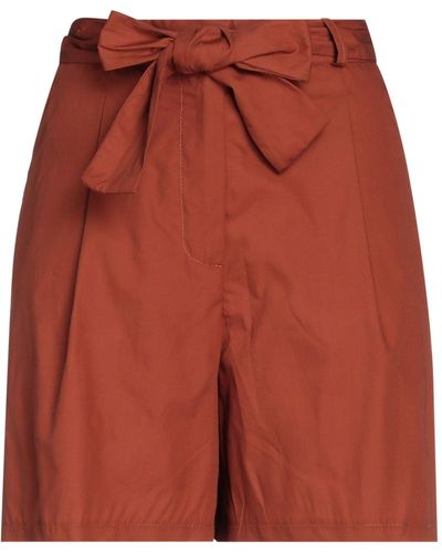 Angela Davis Shorts & Bermuda Shorts Cotton - Red