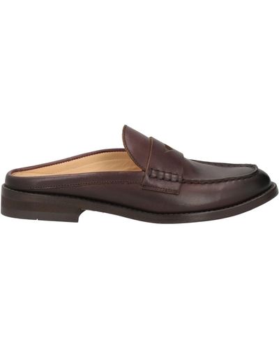 Doucal's Mules & Clogs - Brown