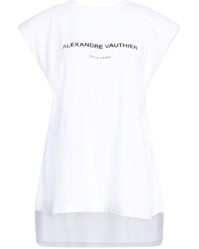 Alexandre Vauthier T-shirts - Weiß
