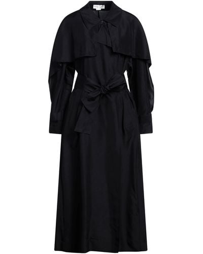 Victoria Beckham Overcoat & Trench Coat - Black
