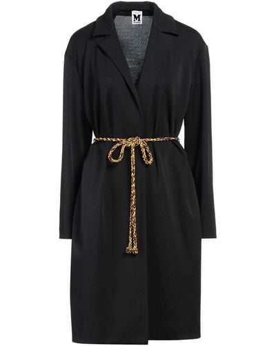 M Missoni Overcoat & Trench Coat - Black