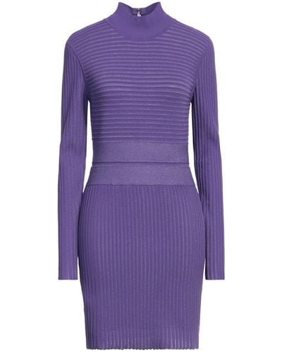 Hervé Léger Mini Dress - Purple