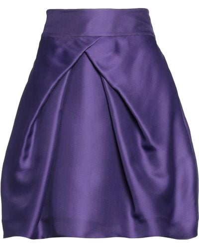 Alberta Ferretti Mini Skirt - Purple