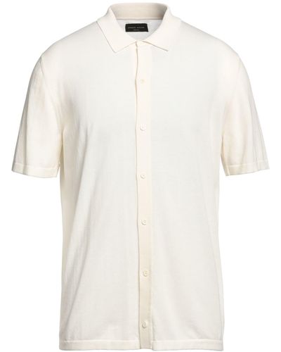 Roberto Collina Ivory Shirt Cotton - White