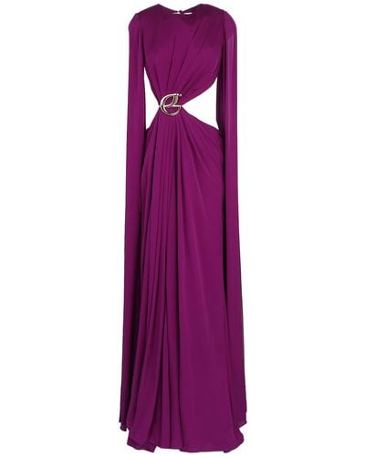 Elie Saab Maxi Dress - Purple